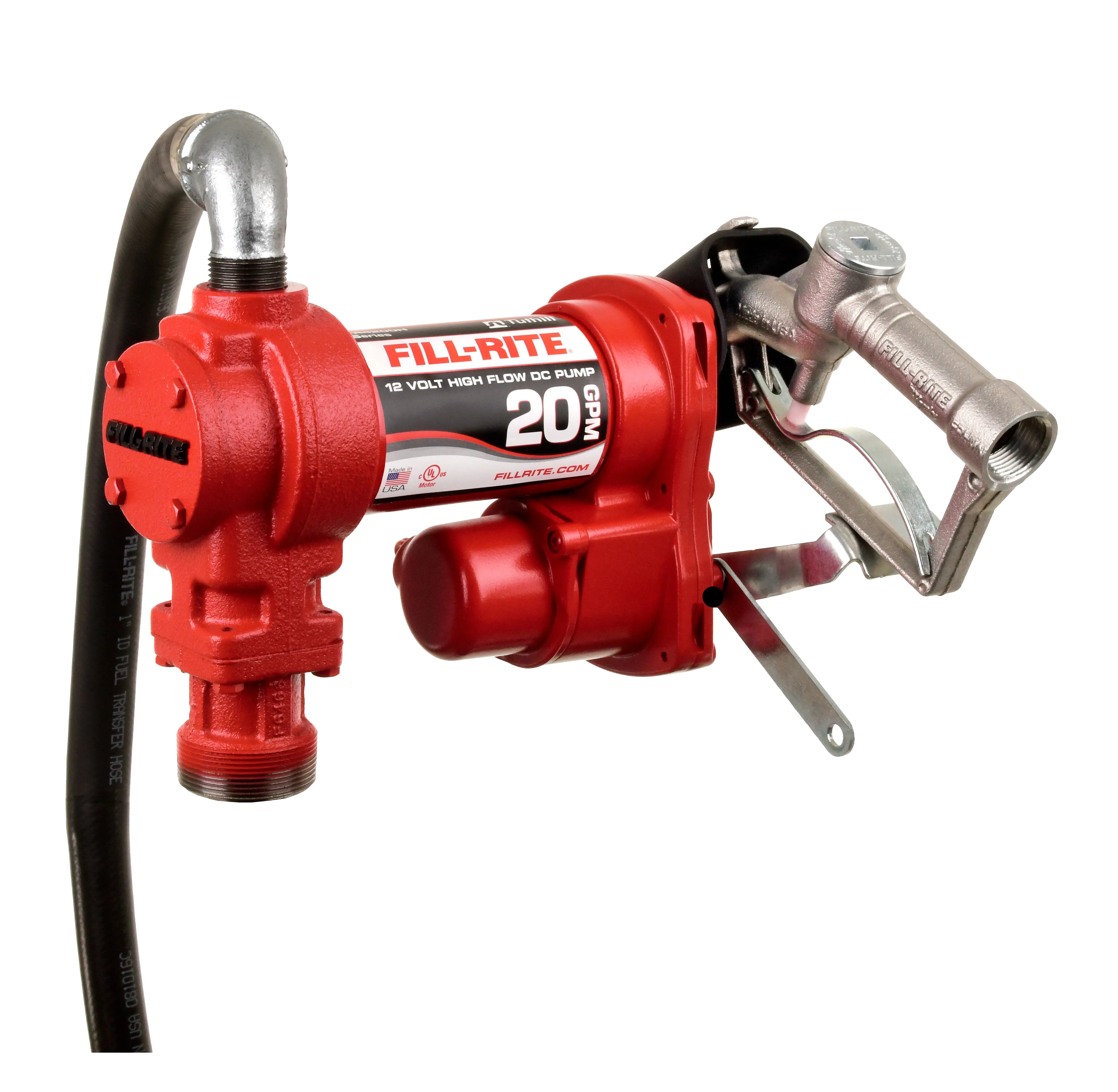 Fill-Rite&#xAE;&#x20;DC&#x20;20&#x20;GPM&#x20;Heavy&#x20;Duty&#x20;Fuel&#x20;Transfer&#x20;Pump&#x20;with&#x20;Battery&#x20;Cable&#x20;and&#x20;Telescoping&#x20;Pipe